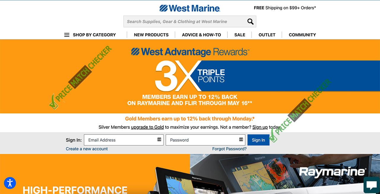 Does West Marine Price Match